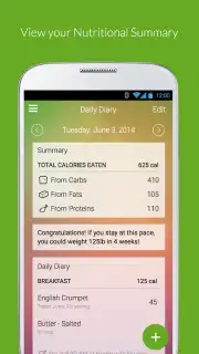 My Diet Diary Calorie Counter скриншот 5