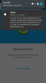 Orfox: Tor Browser скриншот 2