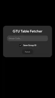 GTU Tables скриншот 1