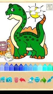 Dino Coloring Game скриншот 12