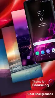 Samsung S9 Launcher - Themes and Wallpaper скриншот 1