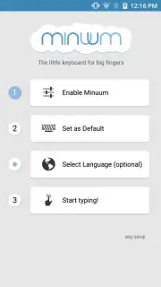 Minuum Keyboard скриншот 8