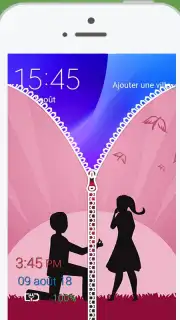 Love me ZipperLock скриншот 2