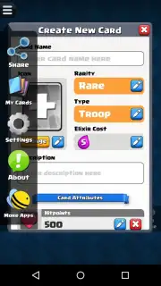 Card Creator for Clash Royale скриншот 4