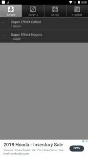 Default Music Player скриншот 1