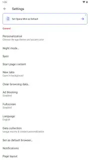Opera Mini скриншот 8