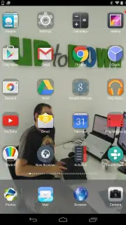 Transparent Screen Launcher скриншот 3