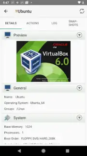 VirtualBox Manager скриншот 6