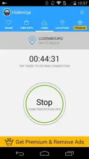 Hideninja Free VPN скриншот 4