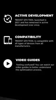 TBOOST Game Booster & GFX Tool скриншот 1