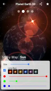 Earth Planet 3D live wallpaper скриншот 8