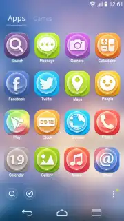 Clean GO Launcher Theme скриншот 3