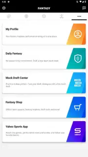 Yahoo Fantasy Sports скриншот 14