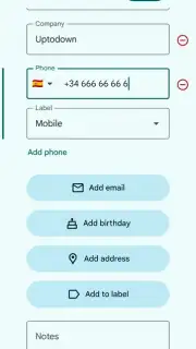 Google Contacts скриншот 1