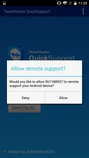 TeamViewer QuickSupport скриншот 4
