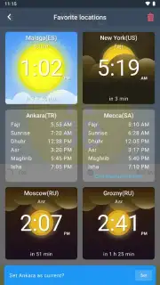1Muslim: Prayer times, Azan скриншот 6
