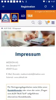 ALDI TALK Registration скриншот 9