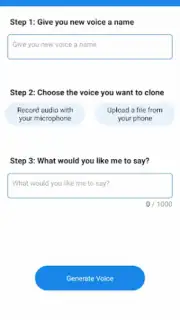 Voice Cloning скриншот 4
