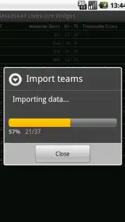 Basketball Livescore Widget скриншот 9