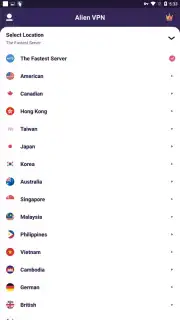 Alien VPN скриншот 2