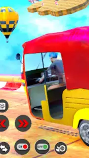Tuk Tuk Taxi Driving Games 3D скриншот 3