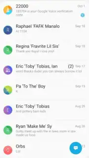 Samsung Messages скриншот 2