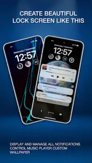 Lock Screen iOS 16 скриншот 9