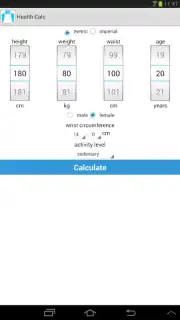 Калькулятор здоровья скриншот 11