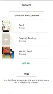 Goodreads скриншот 2