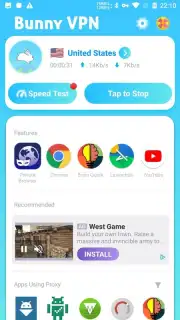 Bunny VPN Proxy скриншот 1