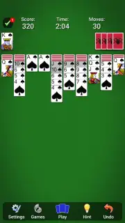 Spider Solitaire скриншот 2
