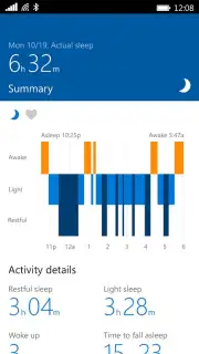 Microsoft Health скриншот 4