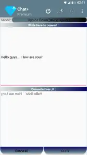 Upside Down Chat+ скриншот 12