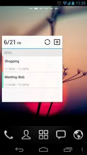 GO Calendar Widget скриншот 7