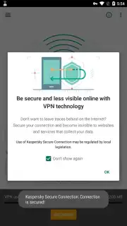 Kaspersky Fast Secure VPN скриншот 2