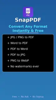 SnapPDF — PDF Tools скриншот 2