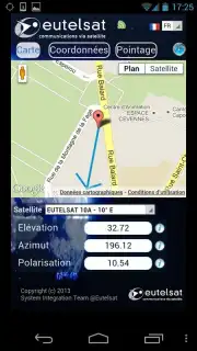 Eutelsat satellite finder скриншот 4