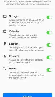 iOS Launcher скриншот 2