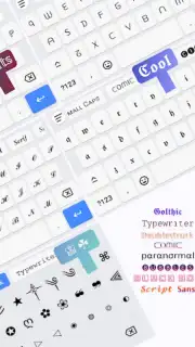 Fonts Aa - Keyboard Fonts Art скриншот 7