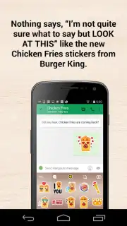 Chicken Fries Keyboard скриншот 2