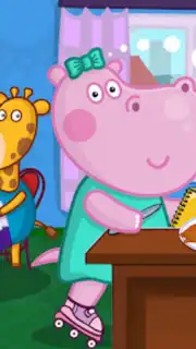 Kids Cafe with Hippo скриншот 4