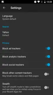 Firefox Focus скриншот 6