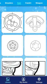 Coloring Brawl Stars скриншот 8