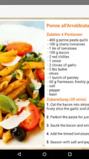 Pasta Rezepte скриншот 1