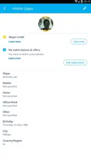 Skype Lite скриншот 6