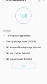 Samsung Device Maintenance скриншот 2