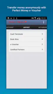 Perfect Money скриншот 2