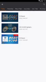 YuppTV LiveTV, Live Cricket скриншот 11